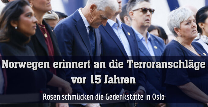 Unter den Trauernden befindet sich auch der norwegische Premier