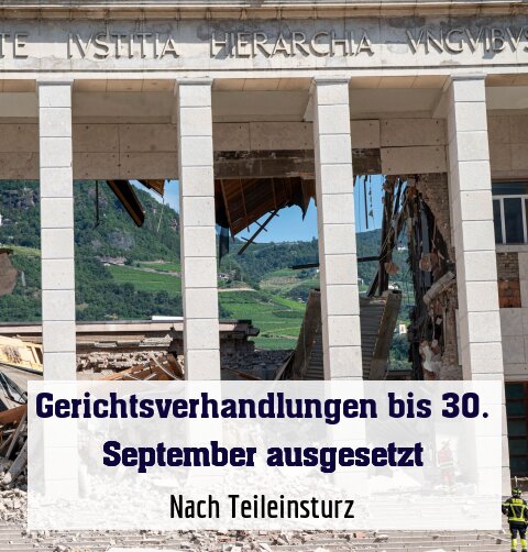 Nach Teileinsturz