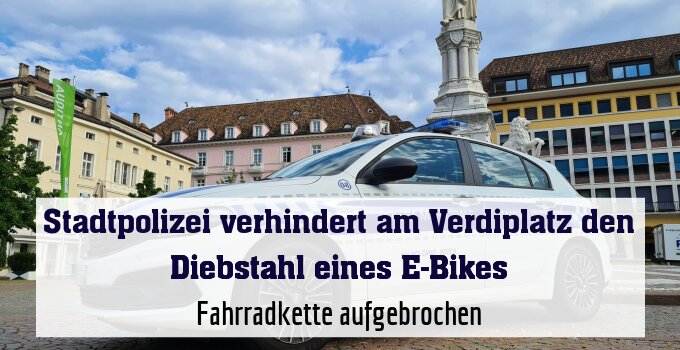 Fahrradkette aufgebrochen