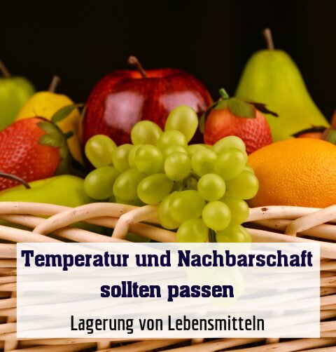 Lagerung von Lebensmitteln