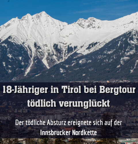 Der tödliche Absturz ereignete sich auf der Innsbrucker Nordkette