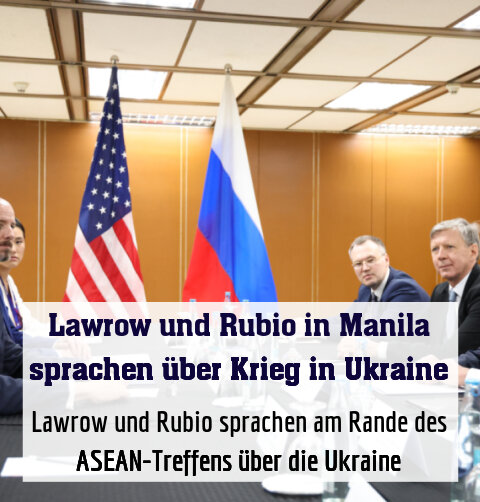 Rubio traf Lawrow in Manila