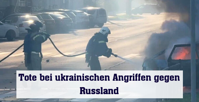 In Belgorod griff eine ukrainische Drohne ein Fahrzeug an (Archivbild)