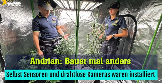 Selbst Sensoren und drahtlose Kameras waren installiert