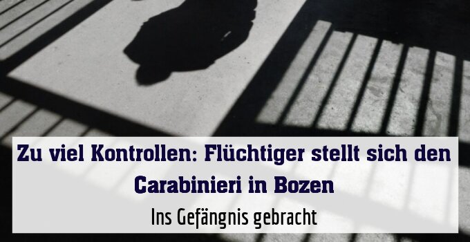 Ins Gefängnis gebracht