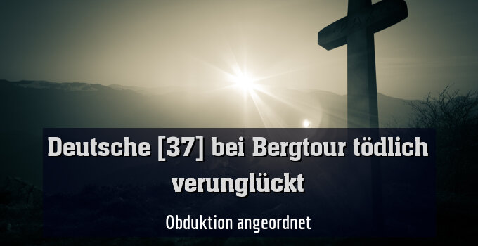 Obduktion angeordnet