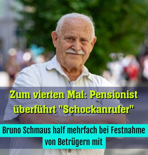 Bruno Schmaus half mehrfach bei Festnahme von Betrügern mit