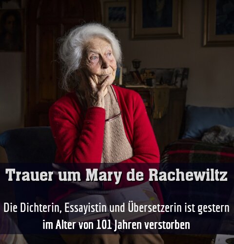 Die Dichterin, Essayistin und Übersetzerin ist gestern im Alter von 101 Jahren verstorben