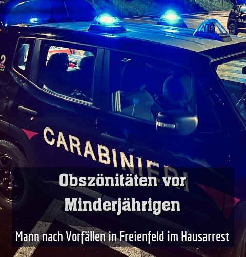 Mann nach Vorfällen in Freienfeld im Hausarrest