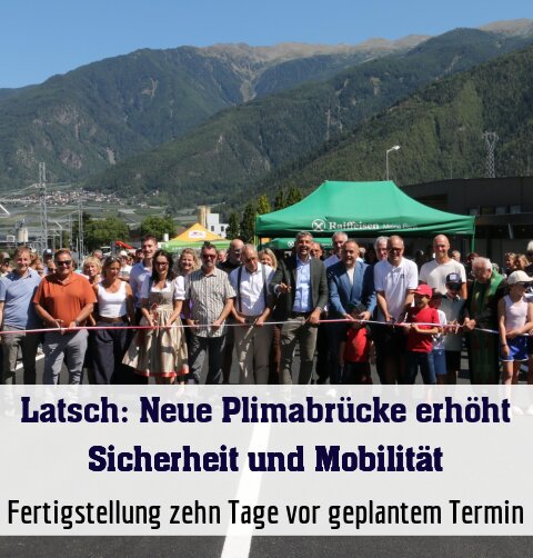 Fertigstellung zehn Tage vor dem geplanten Termin