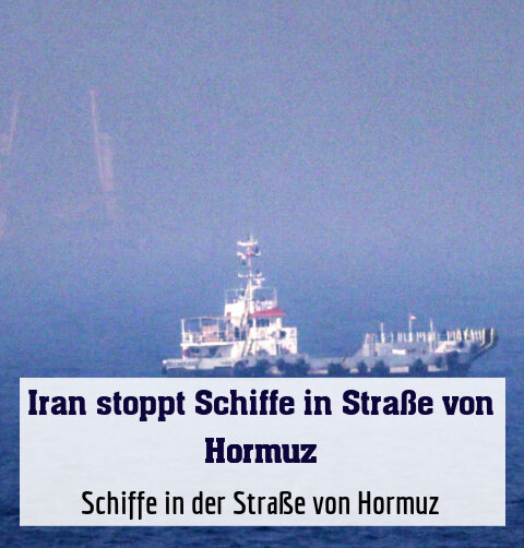 Schiffe in der Straße von Hormuz
