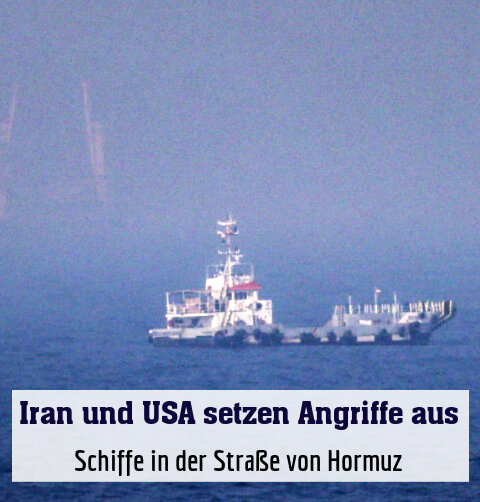 Schiffe in der Straße von Hormuz