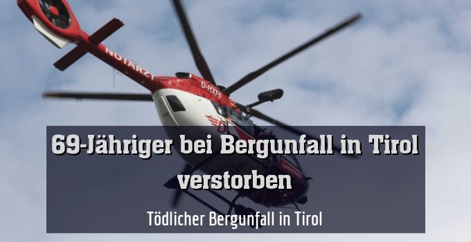 Tödlicher Bergunfall in Tirol
