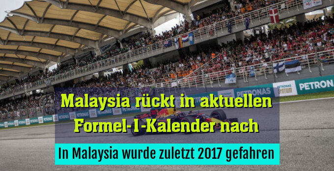 In Malaysia wurde zuletzt 2017 gefahren