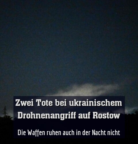 Die Waffen ruhen auch in der Nacht nicht