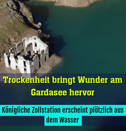 Königliche Zollstation erscheint plötzlich aus dem Wasser