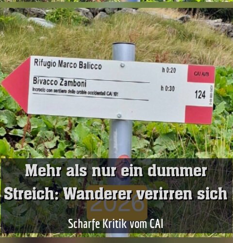 Scharfe Kritik vom CAI
