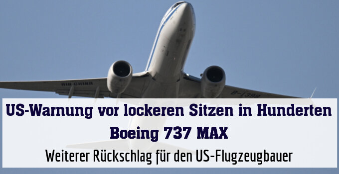 Weiterer Rückschlag für den US-Flugzeugbauer