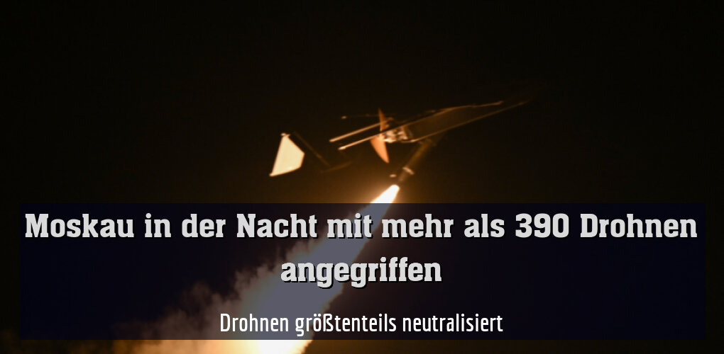 Drohnen größtenteils neutralisiert