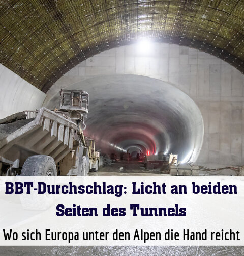 Wo sich Europa unter den Alpen die Hand reicht