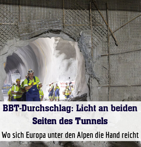 Wo sich Europa unter den Alpen die Hand reicht