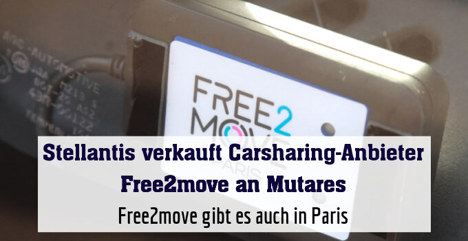 Free2move gibt es auch in Paris