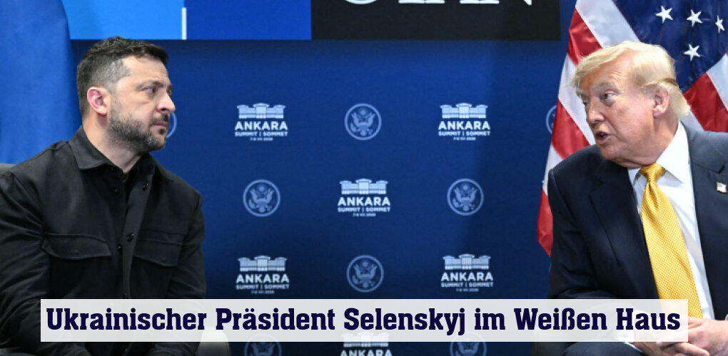 Beziehung zwischen Selenskyj und Trump hat sich zuletzt verletzt