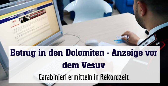 Carabinieri ermitteln in Rekordzeit