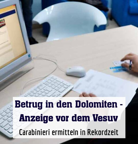 Carabinieri ermitteln in Rekordzeit