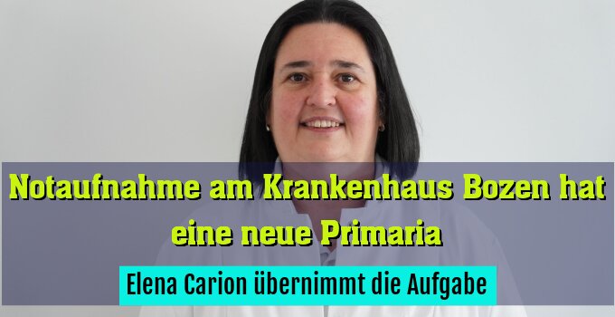 Elena Carion übernimmt die Aufgabe