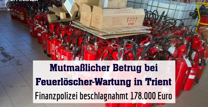 Finanzpolizei beschlagnahmt 178.000 Euro
