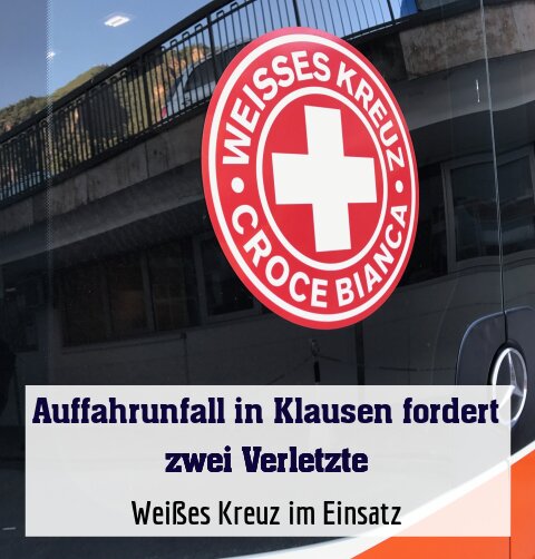 Weißes Kreuz im Einsatz