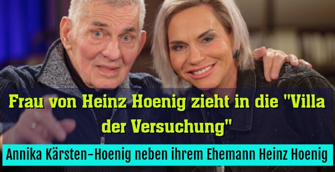 Annika Kärsten-Hoenig neben ihrem Ehemann Heinz Hoenig