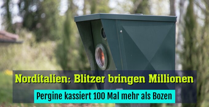 Pergine kassiert 100 Mal mehr als Bozen