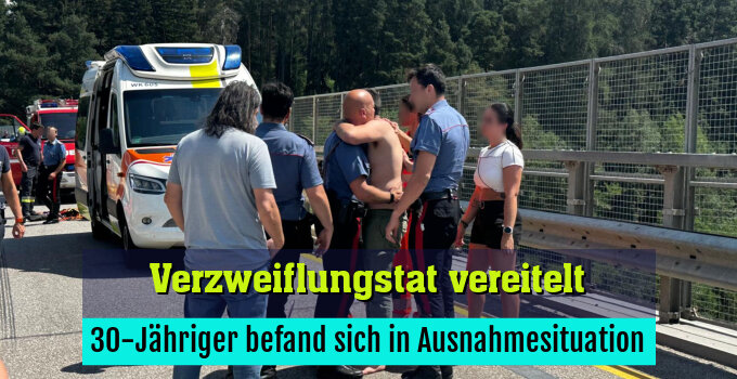 30-Jähriger befand sich in Ausnahmesituation