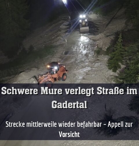 Strecke mittlerweile wieder befahrbar – Appell zur Vorsicht
