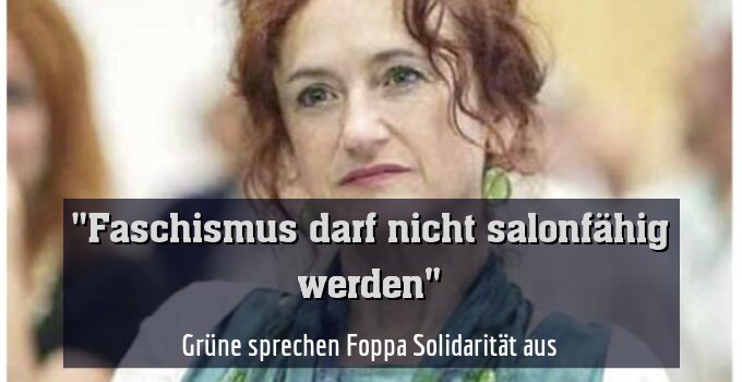 Grüne sprechen Foppa Solidarität aus