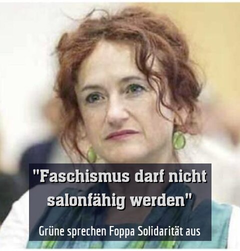 Grüne sprechen Foppa Solidarität aus