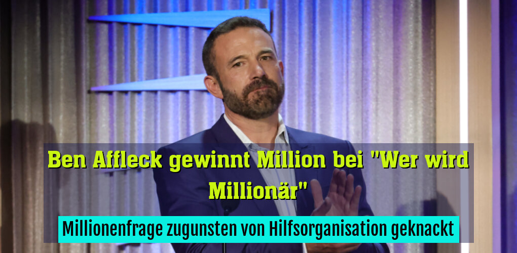 Millionenfrage zugunsten von Hilfsorganisation geknackt