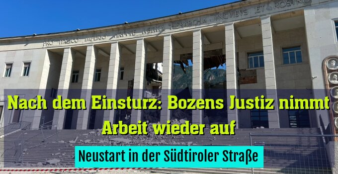 Neustart in der Südtiroler Straße