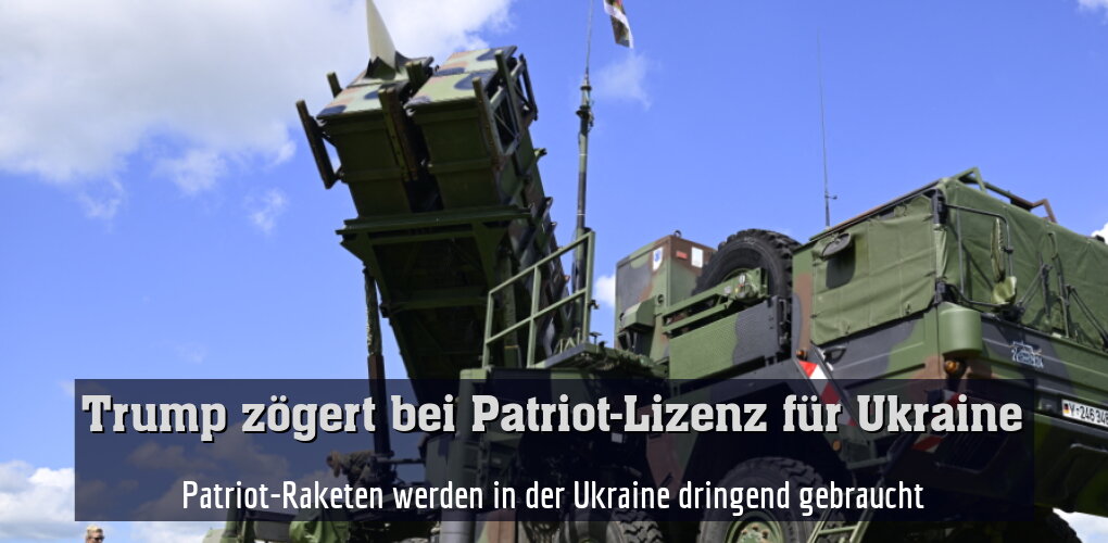 Patriot-Raketen werden in der Ukraine dringend gebraucht