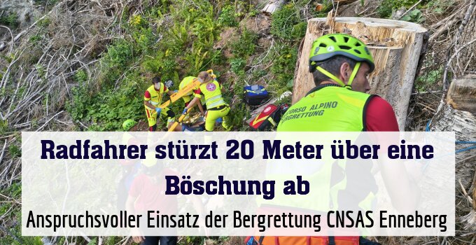 Anspruchsvoller Einsatz der Bergrettung CNSAS Enneberg