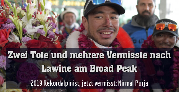 2019 Rekordalpinist, jetzt vermisst: Nirmal Purja