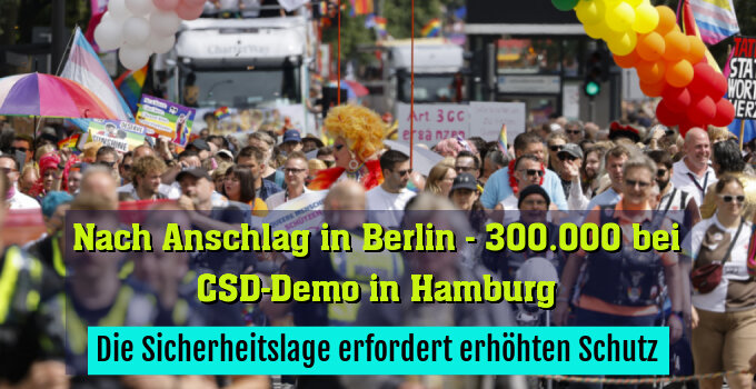 Die Sicherheitslage erfordert erhöhten Schutz