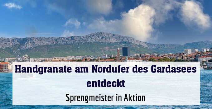 Sprengmeister in Aktion
