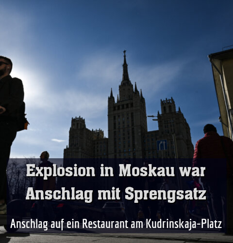 Anschlag auf ein Restaurant am Kudrinskaja-Platz