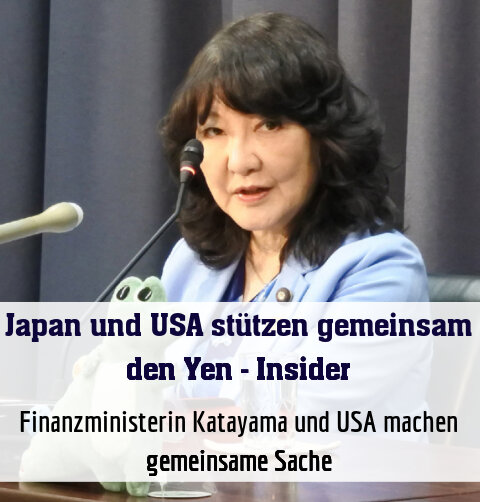 Finanzministerin Katayama und USA machen gemeinsame Sache