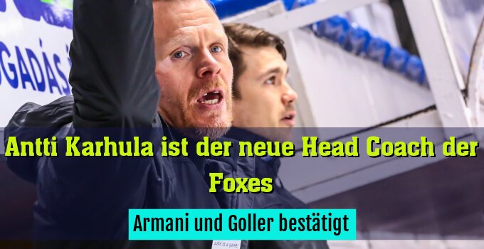 Armani und Goller bestätigt