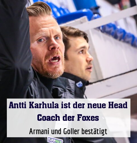 Armani und Goller bestätigt