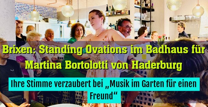 Ihre Stimme verzaubert bei „Musik im Garten für einen Freund“